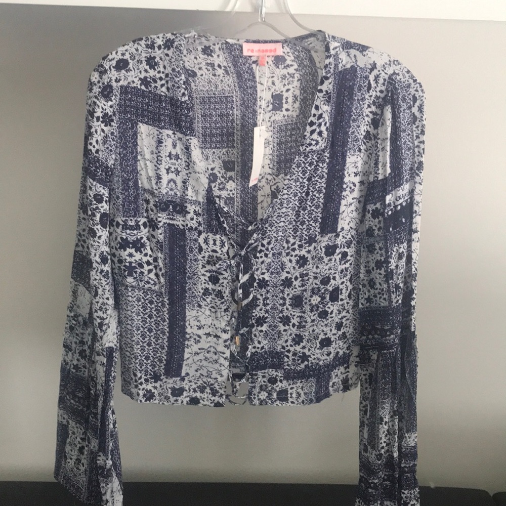 Bohemian print top